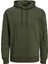 Jcomono Sweat Hood Yeşil Erkek Sweatshirt 12216279-Fores 3