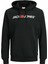 Hood Corp Old Logo Erkek Siyah Kapüşonlu Sweatshirt 5