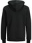 Hood Corp Old Logo Erkek Siyah Kapüşonlu Sweatshirt 6