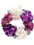 Ipek Çiçek Sonbahar Çelengi Noel Renkli Şampanya Violet Için Doğal Asma Çelenk 1