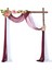 Kemer Örtü Yeniden Kullanılabilir 70X550CM Arbor Drapery Resepsiyon Için Bebek Duşları Dekor 1x Mor 2