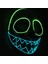 LED Parlayan Zombi Hayalet Cadılar Bayramı Maskesi Cosplay Costume Prop Fantezi Elbise (Yurt Dışından) 4