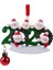 2020 Noel Ağacı Asılı Süsler Karantina Santa Aile Kişiselleştirilmiş 5 Santa (Yurt Dışından) 1