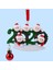 2020 Noel Ağacı Asılı Süsler Karantina Santa Aile Kişiselleştirilmiş 5 Santa (Yurt Dışından) 4