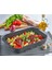 Cookware Döküm Dikdörtgen Çok Amaçlı Tepsi 34 cm Siyah ZK-915 1