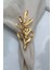 6 Adet Gold Zeytin Dalı Modern Metal Peçete Halkası 5