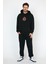 Victory Or Death Siyah Oversize Kapüşonlu Sweatshirt Hoodie 2