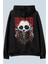 Killer Eyes Siyah Oversize Kapüşonlu Sweatshirt Hoodie 1