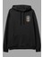 Hunter Woman Siyah Oversize Kapüşonlu Sweatshirt Hoodie 2