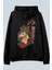 Deer Siyah Oversize Kapüşonlu Sweatshirt Hoodie 1