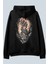 Work Hard Siyah Oversize Kapüşonlu Sweatshirt Hoodie 1