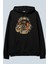 Blues Siyah Oversize Kapüşonlu Sweatshirt Hoodie 1