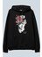 Rose Sculpture V2 Siyah Oversize Kapüşonlu Sweatshirt Hoodie 1