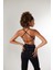 Askılı Saten Shery Crop Siyah 2