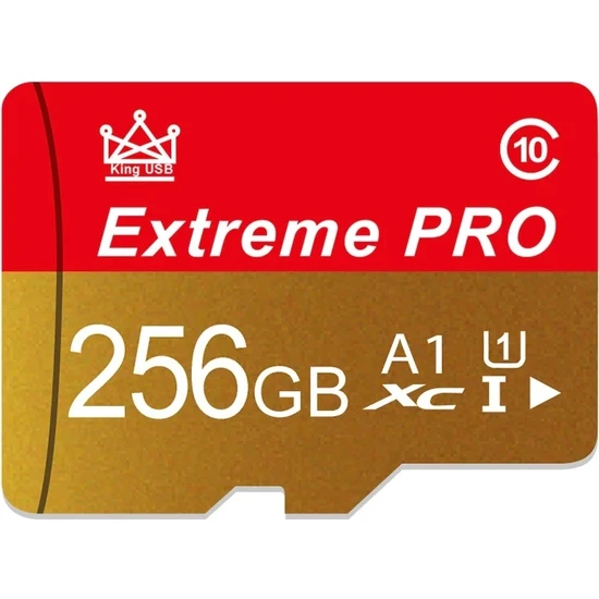 Extreme Pro 256GB Microsd Hafıza Kartı ve Sd Adaptör
