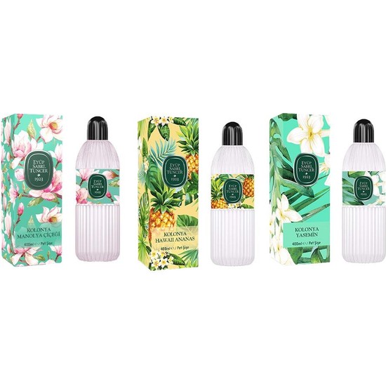 Eyüp Sabri Tuncer Kolonya Manolya Çiçeği, Hawaii Ananas ve Fiyatı