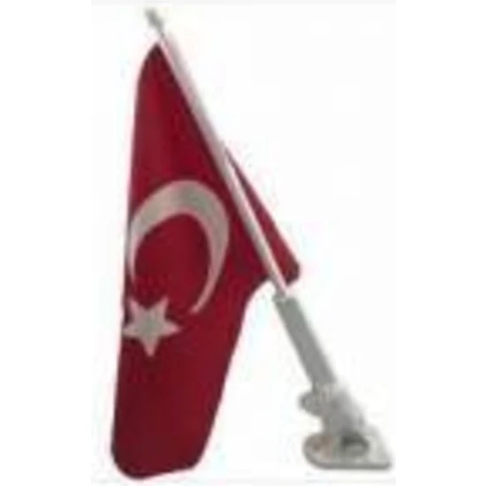 HT Marin Türk Bayraklı Plastik Bayrak Direği (Katlanabilir)