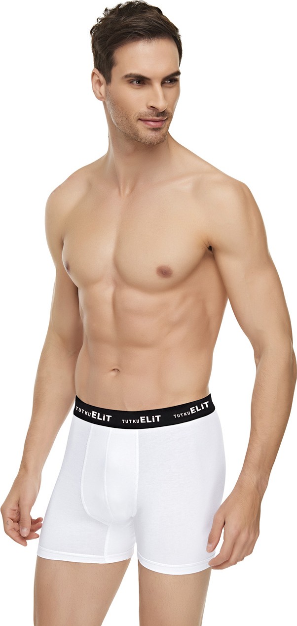 Tutku Elit ELT1252 Elit Modal Elastan Spor Boxer 3 Adet Siyah görsel 7