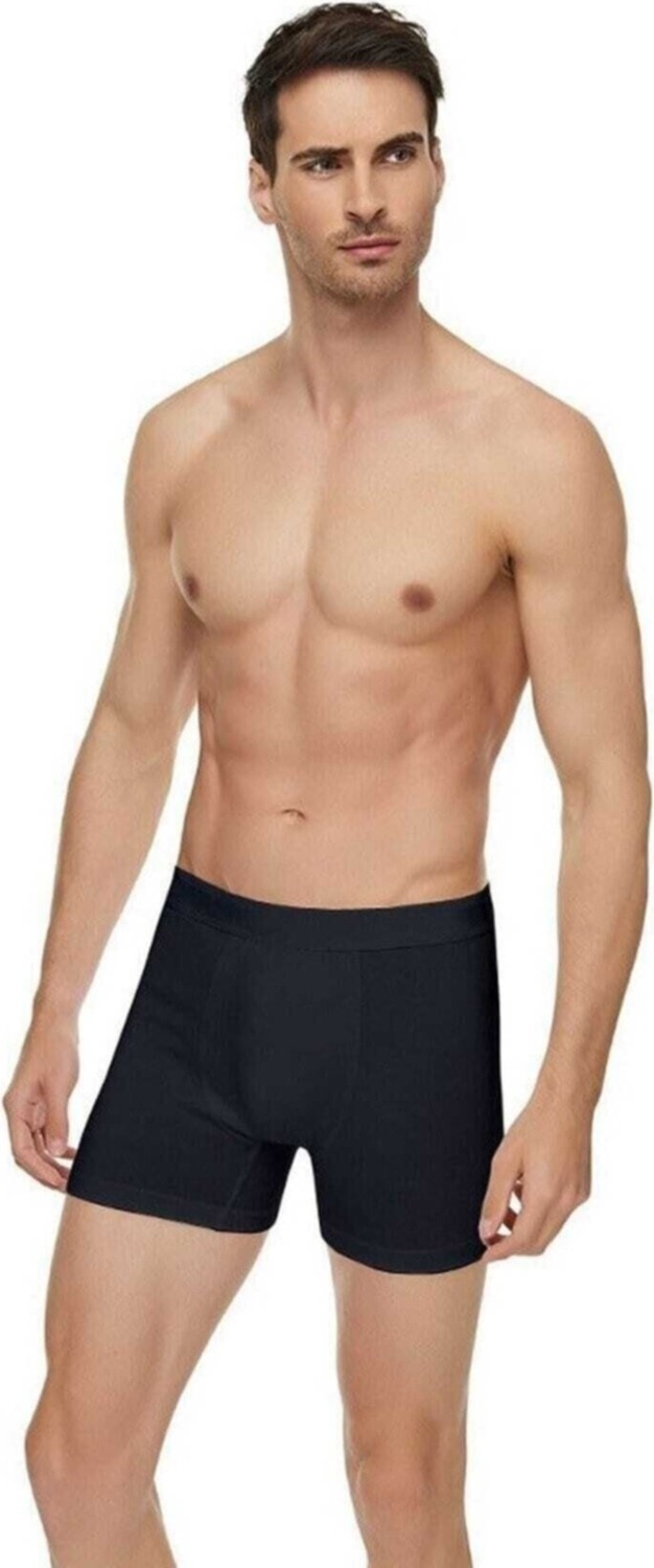Tutku Elit ELT1251 Elit Modal Elastan Boxer 3 Adet Siyah