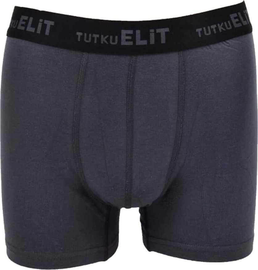 Tutku Elit ELT1252 Elit Modal Elastan Spor Boxer 3 Adet Siyah görsel 2