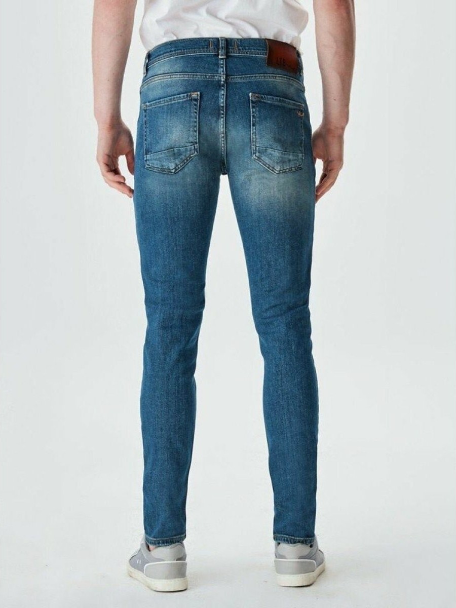 LTB Erkek Jumy Dar Paça Orta Bel Jean Pantolon görsel 3