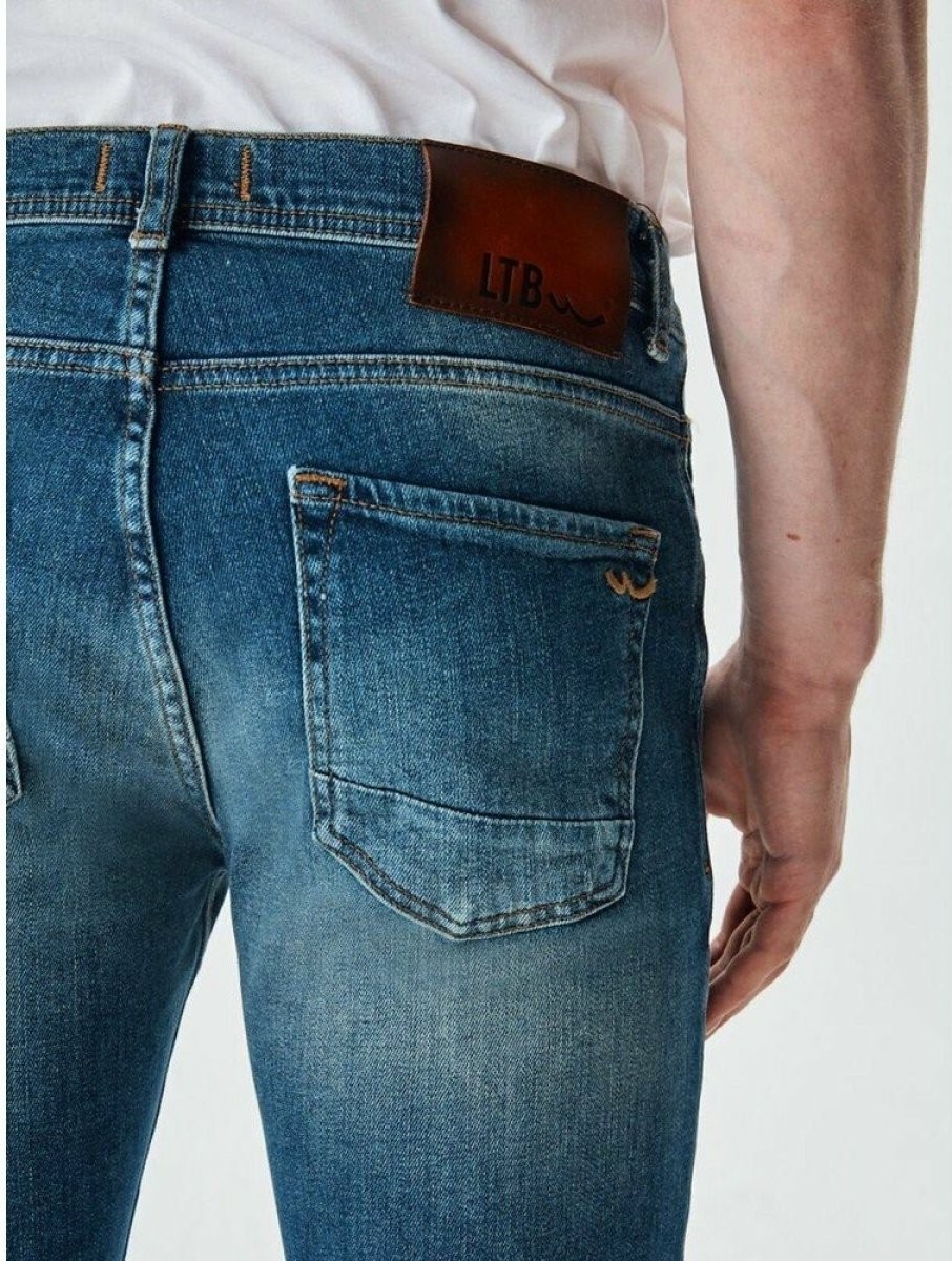 LTB Erkek Jumy Dar Paça Orta Bel Jean Pantolon görsel 4