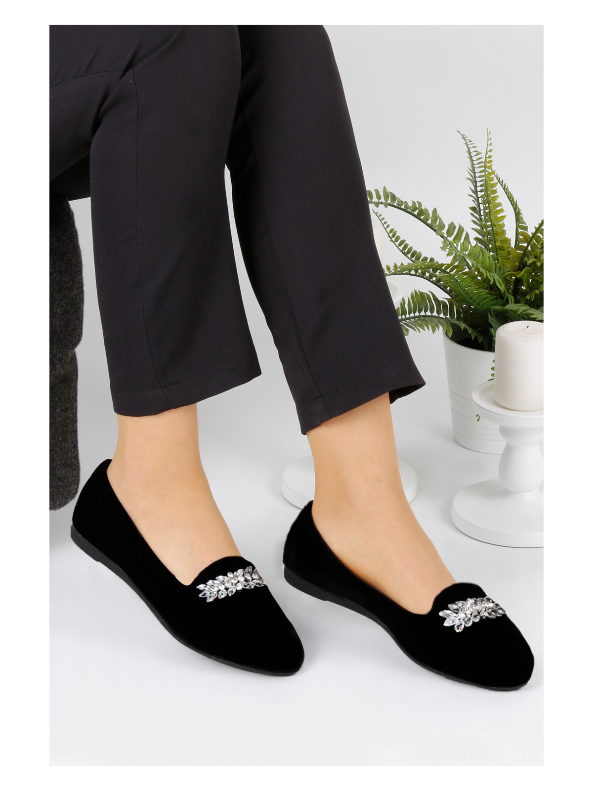 Renkli Butik Kadın Babet Rahat Günlük Ayakkabı