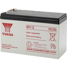 Yuasa Np 7-12 12V 7AH BakıMsiz Kuru Akü