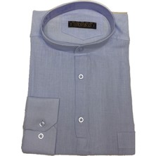 Çağrı Hakim Yaka Keten Erkek Gömlek - NO:6020