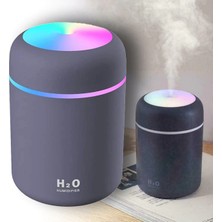 Teknomila Hava Nemlendirici USB Mini Su Difüzör LED Lamba Buhar Makinesi H20 Humidfer 300 ml