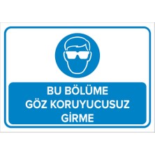 New Jargon Bu Bölüme Göz Koruyucusuz Girme Levhası - Sac Malzeme 25X35 cm