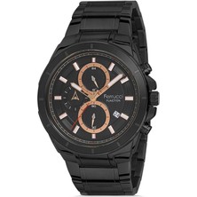 Ferrucci Fcf 0822 12609M.04 64023 Fonksiyonlu Siyah Erkek Kol Saati