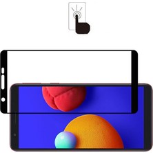 Kny Samsung Galaxy A01 Core Için Kavisli Full Yapışan 5d Cam Ekran Koruyucu Siyah