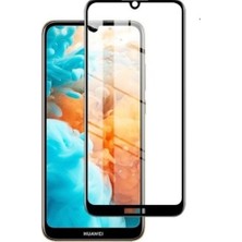 Kny Huawei Y6 2019 Için Kenarı Kırılmaya Dayanıklı 5d Cam Ekran Koruyucu Siyah