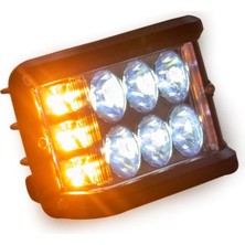 Techmaster 6 LED 18W Delici Yayıcı Çakarlı Off Road Farı Lambası