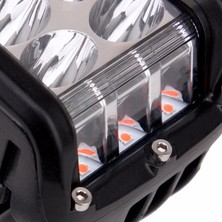 Techmaster 6 LED 18W Delici Yayıcı Çakarlı Off Road Farı Lambası