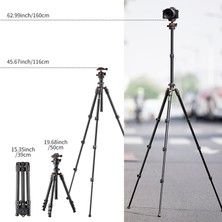 K&f Concept BI234M 116CM Katlanabilir Tripod