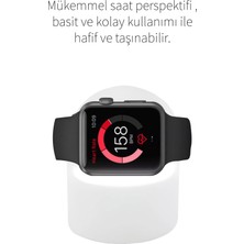 Deilmi Apple Watch 1 2 3 4 5 6 7 SE Serisi 38mm 40mm 41mm 42mm 43mm 44mm 45mm Uyumlu Silikon Şarj Standı