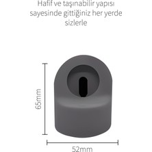 Deilmi Apple Watch 1 2 3 4 5 6 7 SE Serisi 38mm 40mm 41mm 42mm 43mm 44mm 45mm Uyumlu Silikon Şarj Standı