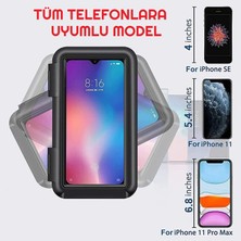 Ebakbak Motosiklet Telefon Tutucu Ayna Bağlantılı Kapalı Model