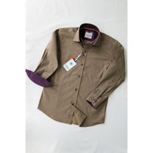 Yeni Sezon Tüy Detaylu Uzun Kol Çocuk Gömlek