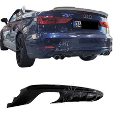 SML Dizayn AUDI-A3-S3-2013 - 2016-SEDAN-DIFÜZÖR (Plastik)