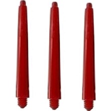 Dartsan 5 Set (15 Adet) 41MM Dartsan Nylon Dart Şaft-Shaft. Kırmızı