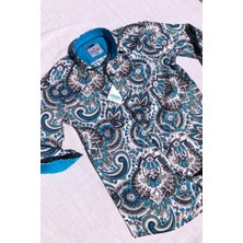 Yeni Sezon Şal Desenli Uzun Kol Çocuk Gömlek