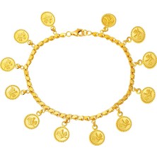 Bilezikci Tuğralı 22 Ayar Altın Bileklik