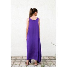 Gils Butik Mor Balon Model Elbise