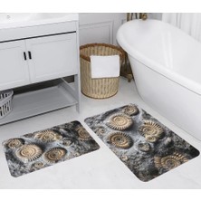 Rovigo Home Dijital Baskılı 2'li Banyo Paspas Takımı RVG5245