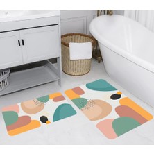 Rovigo Home Dijital Baskılı 2'li Banyo Paspas Takımı RVG5266
