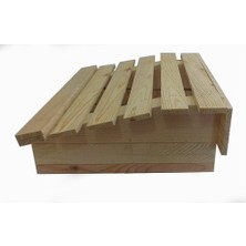 Wooden Gold Aralıklı Tahtalı Yüksek Model Masa Altı Ayaklık 16 cm Yükseklik 50 x 40 cm