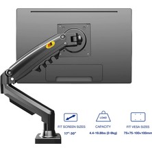 North Bayou NB F80 17-30 " LCD / LED Monitör Daytona Tutucu Kol 2-9 kg Amortisörlü Vesa Monitör Standı